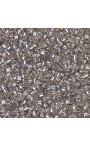 Miyuki delica Beads 11/0 - Sparkling pewter lined crystal ab DB-1772